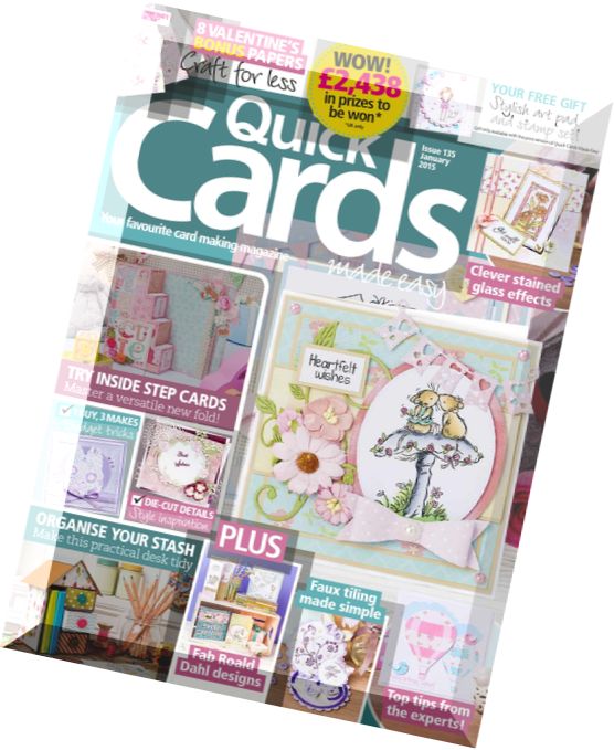 Quick Cards Made Easy – January 2015