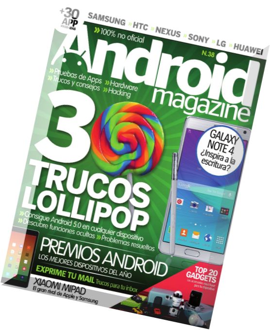 Android Magazine Spain – Issue 38, 2014