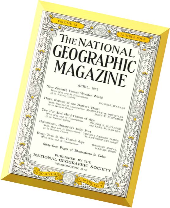 National Geographic Magazine 1952-04, April