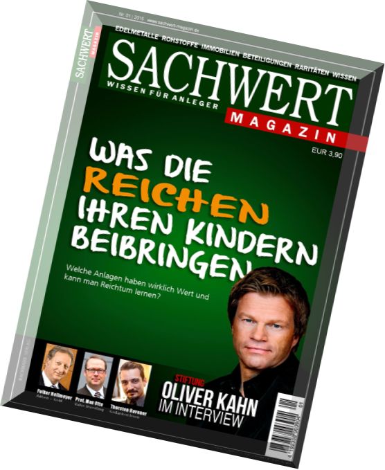 Sachwert Magazin N 1, 2015