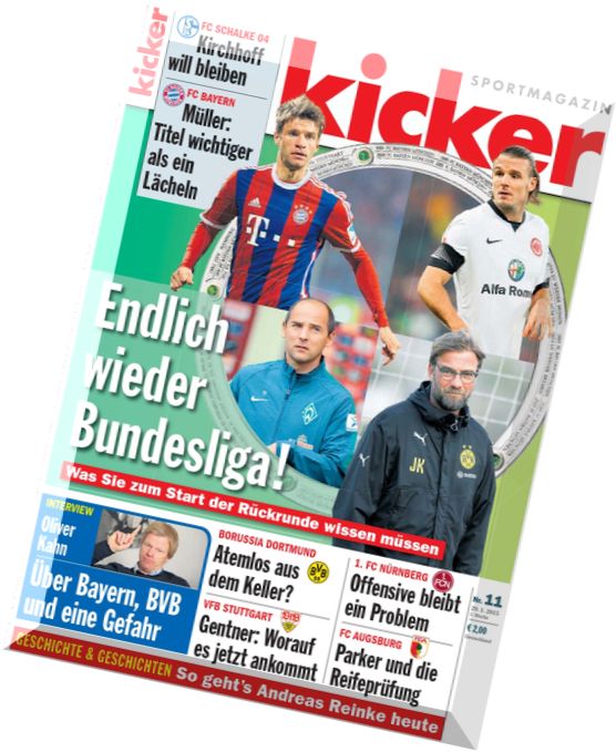 Kicker Sportmagazin 11-2015 (29.01.2015)