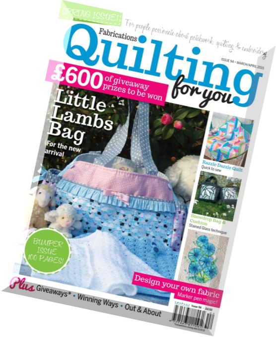 Quilting For You – March-April 2015