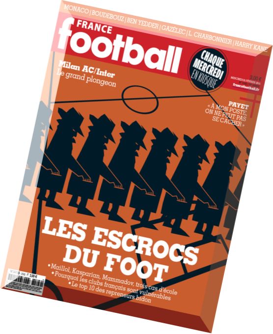 France Football N 3592 du Mercredi 25 Fevrier 2015