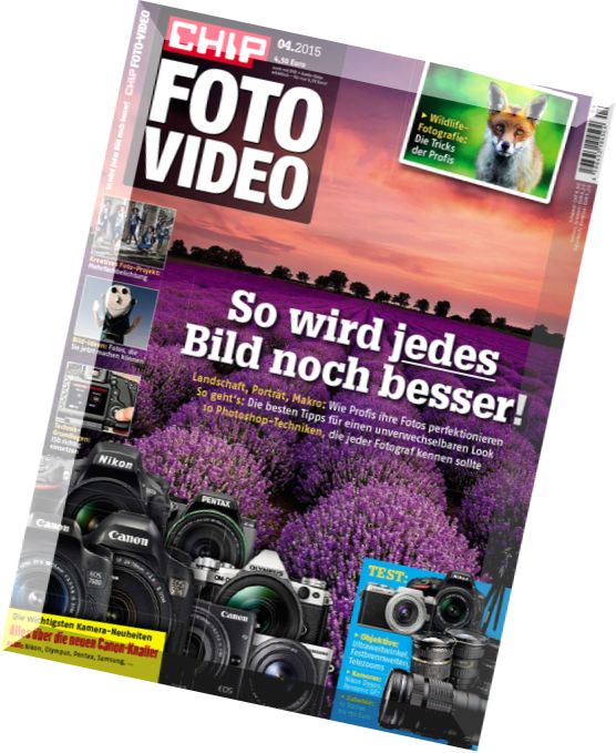 Chip Foto und Video Magazin April N 04, 2015