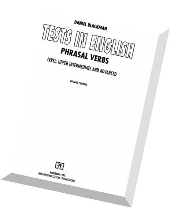 Tests in English – Phrasal Verbs