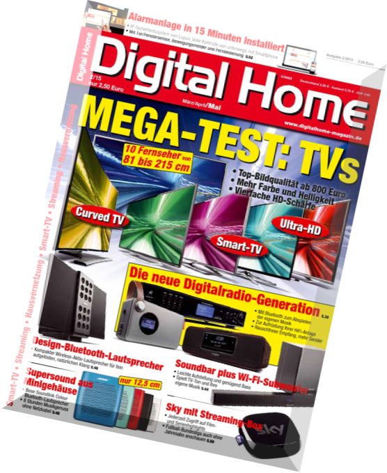 Digital Home – Test Magazin Marz-April-Mai 02,2015