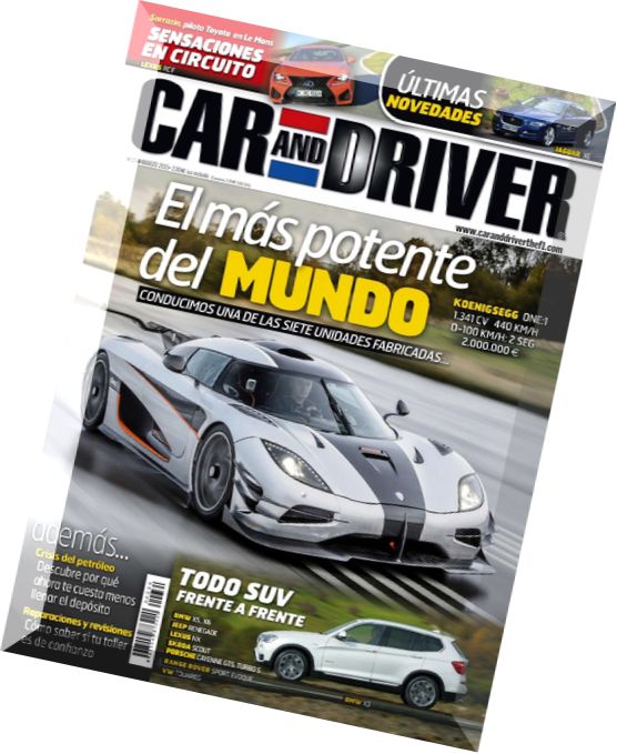 Car and Driver Spain – Marzo 2015
