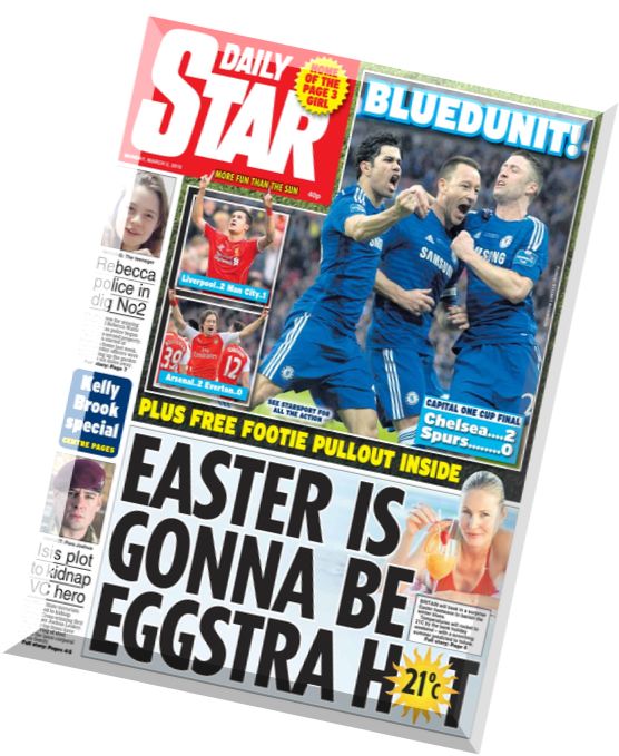 DAILY STAR – Monday, 2 March 2015