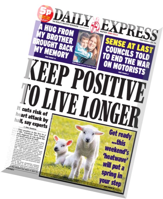 Daily Express – Friday, 6 March 2015