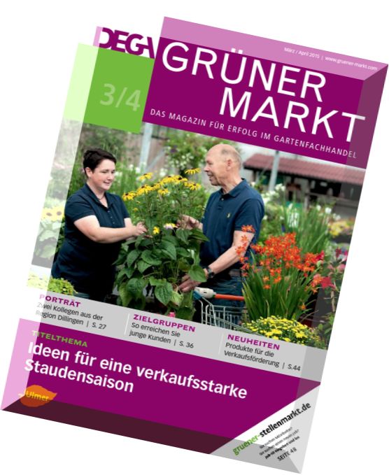 Dega Gruner Markt – Marz-April 2015
