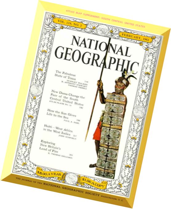 National Geographic Magazine 1961-02, February