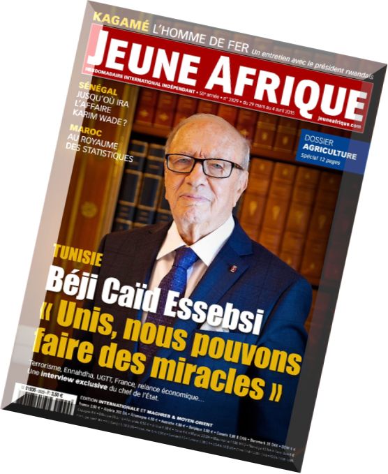 Jeune Afrique N 2829 – 29 Mars au 4 Avril 2015