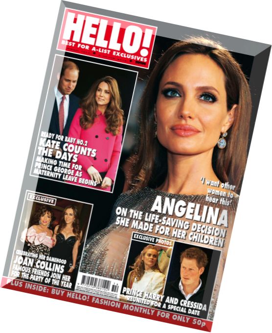 HELLO! magazine – 6 April 2015