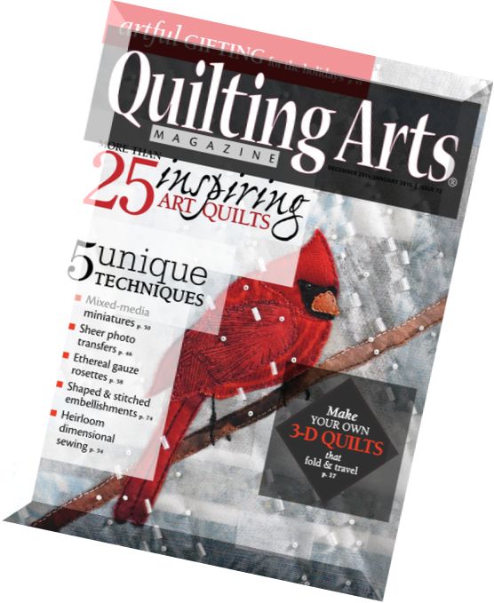 Quilting Arts – December-January 2015