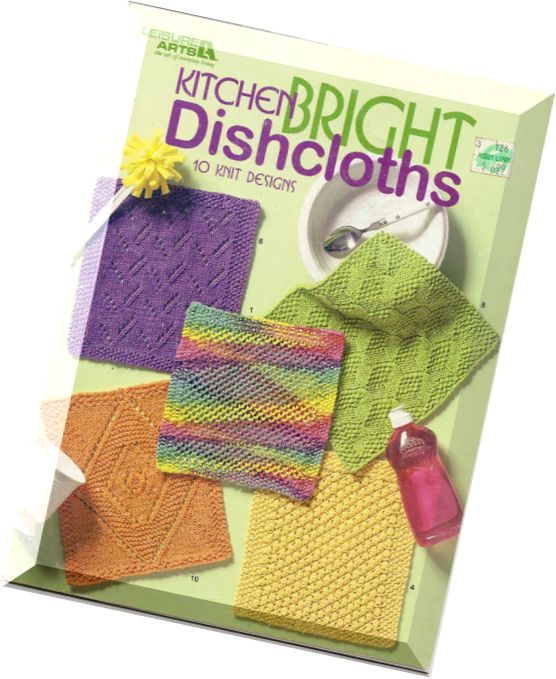Kitchen Bright Dishcloths – 10 Knit Designs