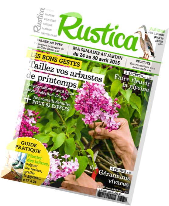 Rustica N 2365 – 24 au 30 Avril 2015