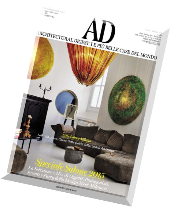 AD Architectural Digest Italy – Aprile 2015