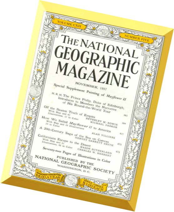 National Geographic Magazine 1957-11, November