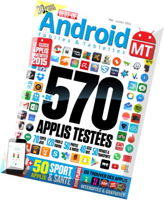 Best of Android Mobiles & Tablettes N 5 – Mai-Juillet 2015