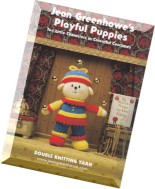 Jean Greenhowe Playful Puppies Knitting Book Double Knitting DK Colourful Toy Patterns