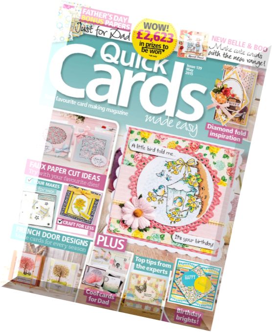 Quick Cards Made Easy – May 2015