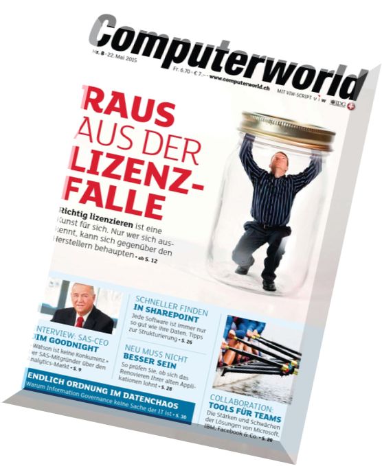 Computerworld Schweiz N 08, 22 Mai 2015