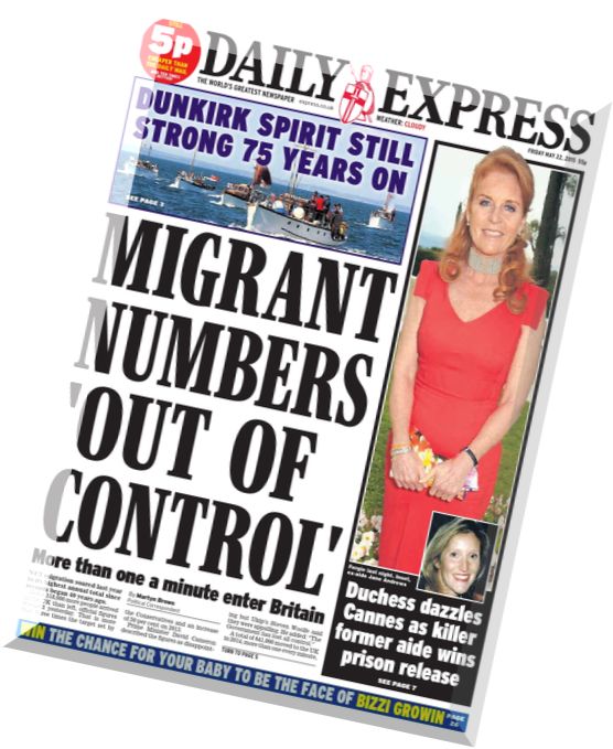 Daily Express – Friday, 22 May 2015