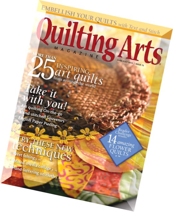 Quilting Arts Magazine – June-July 2015