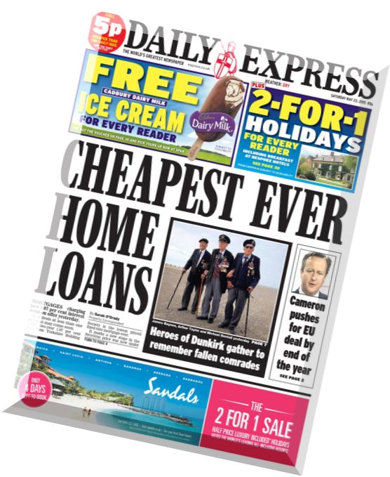 Daily Express – Saturday, 23 May 2015