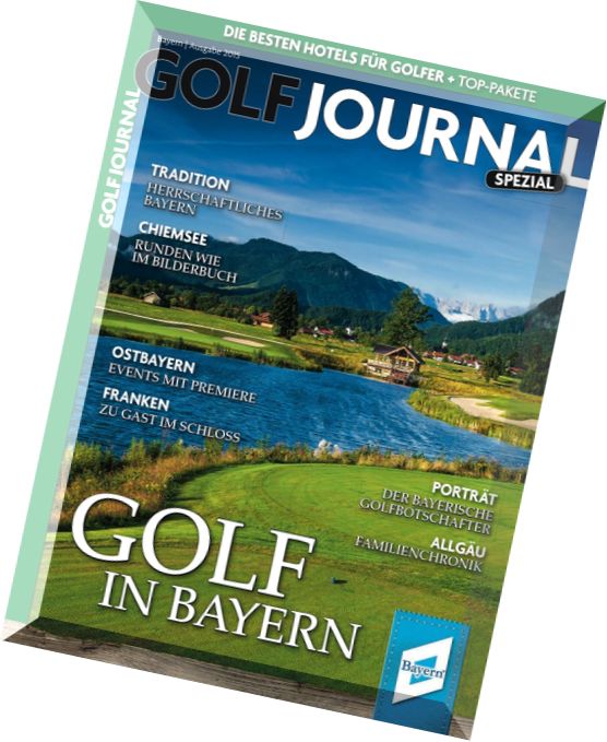Golf Journal Spezial – Golf in Bayern 2015