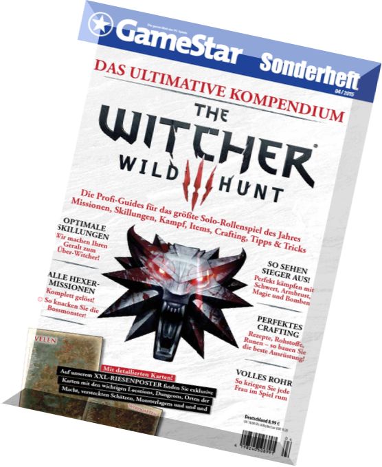GameStar Magazin Sonderheft The Witcher 3 – Wild Hunt Das ultimative Kompendium (04, 2015)