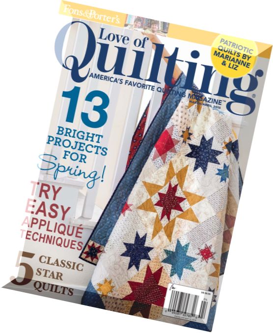 Love of Quilting – March-April 2015