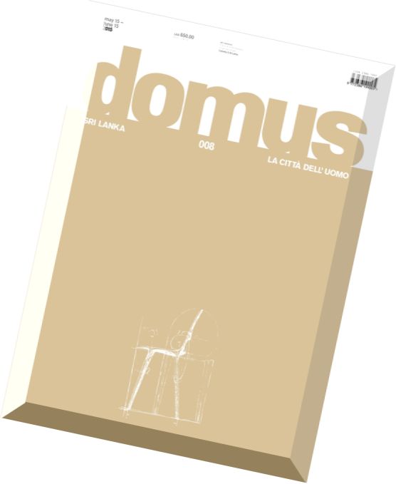 Domus Magazine Sri Lanka – May 2015