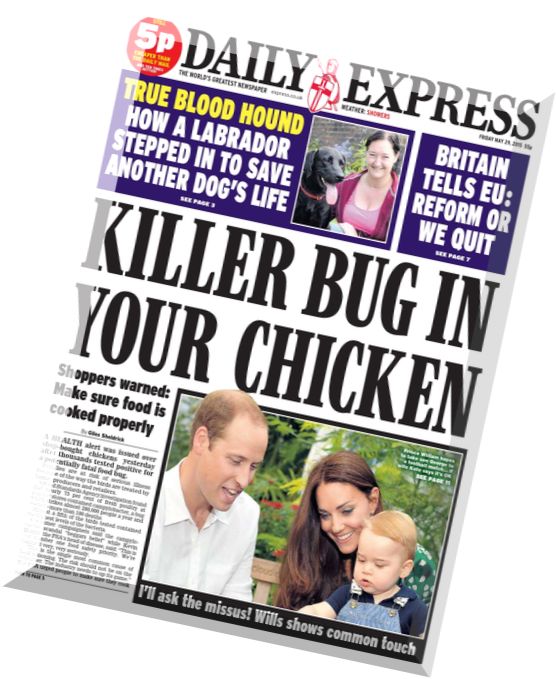 Daily Express – Friday, 29 May 2015
