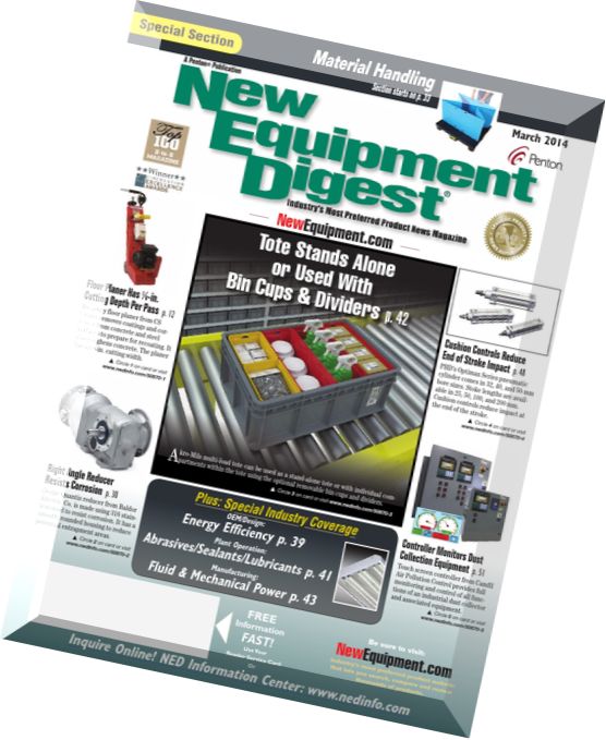 New Equipment Digest – March 2014