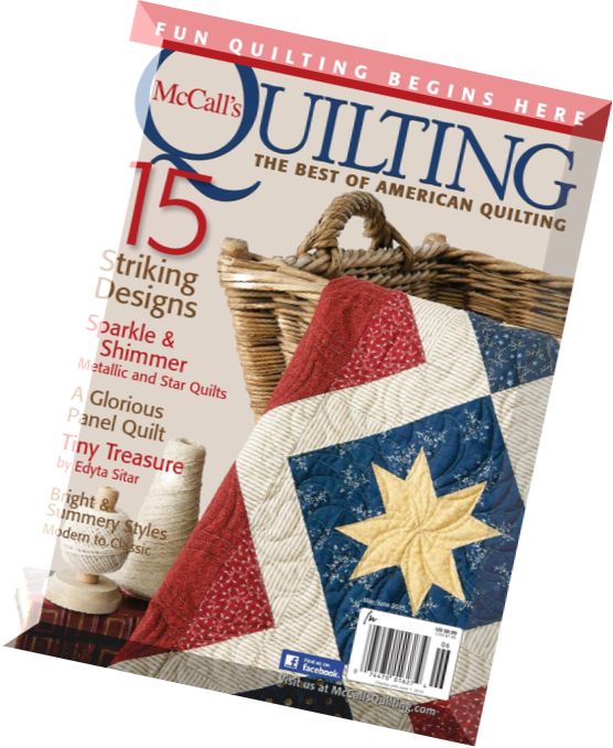 McCall’s Quilting – May-June 2015