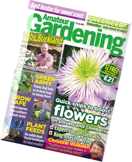 Amateur Gardening – 27 June 2015