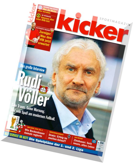 Kicker Sportmagazin – 54-2015 (29.06.2015)