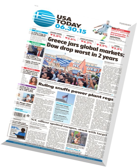 USA Today – 30 June 2015