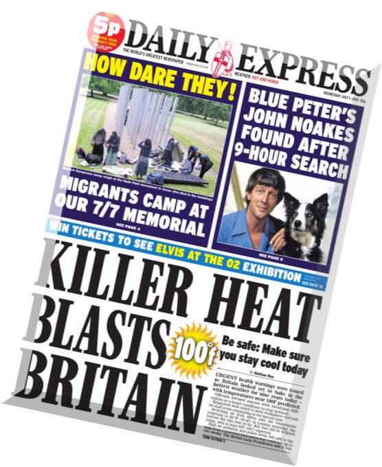 Daily Express – 1 July 2015