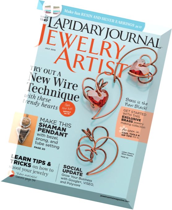Lapidary Journal Jewelry Artist – July 2015
