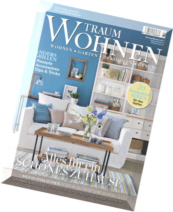 Traumwohnen Magazin – Juli-August 2015