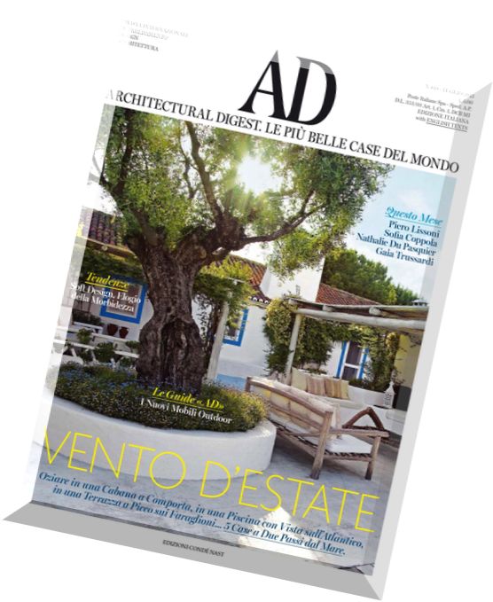 AD Architectural Digest Italia – Luglio 2015