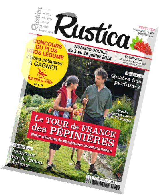 Rustica – 3 au 16 Juillet 2015