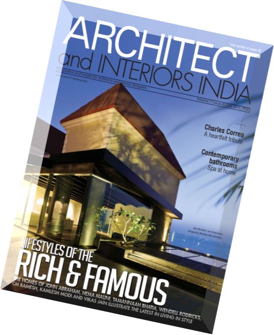 Architect and Interiors India – July 2015