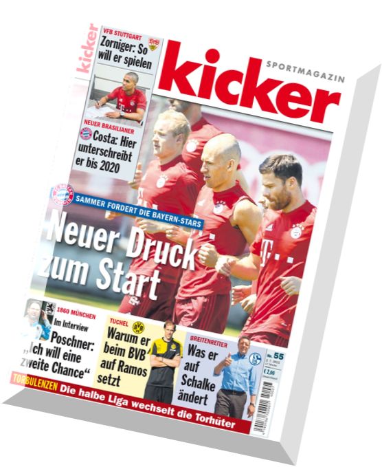 Kicker Sportmagazin – Nr.55, 2 Juli 2015