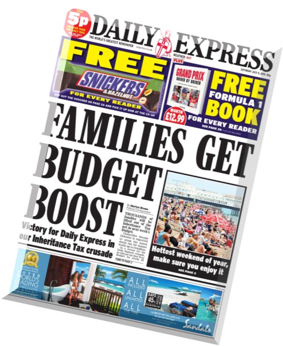 Daily Express – 4 July 2015