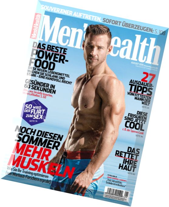 Men’s Health Germany – August 2015