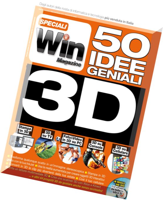 Win Magazine – Speciali 50 Idee Geniale Per Il 3D Settembre-Ottobre 2014
