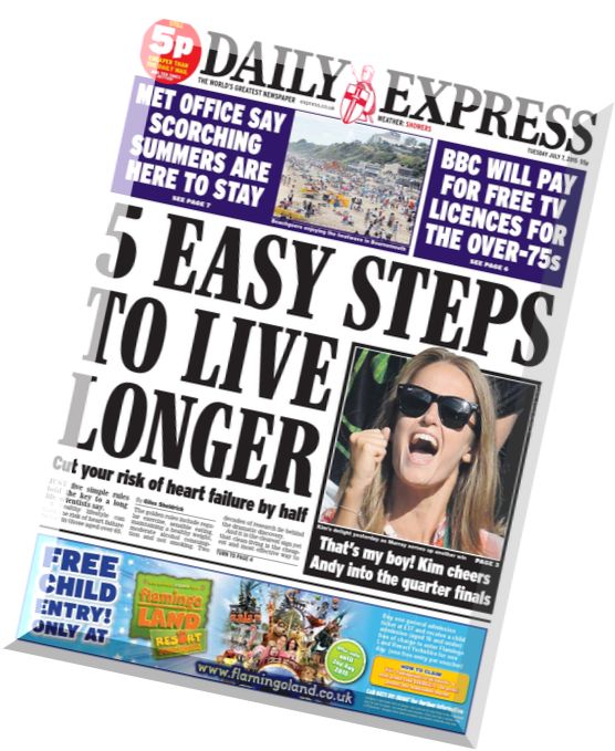 Daily Express – 7 July 2015
